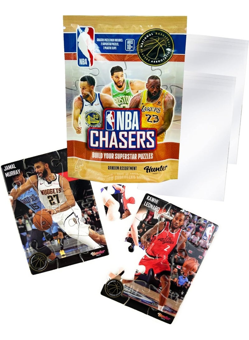NBA مجموعة ألغاز بطاقات التداول من NBA CHASERS المتنوعة - Image 1